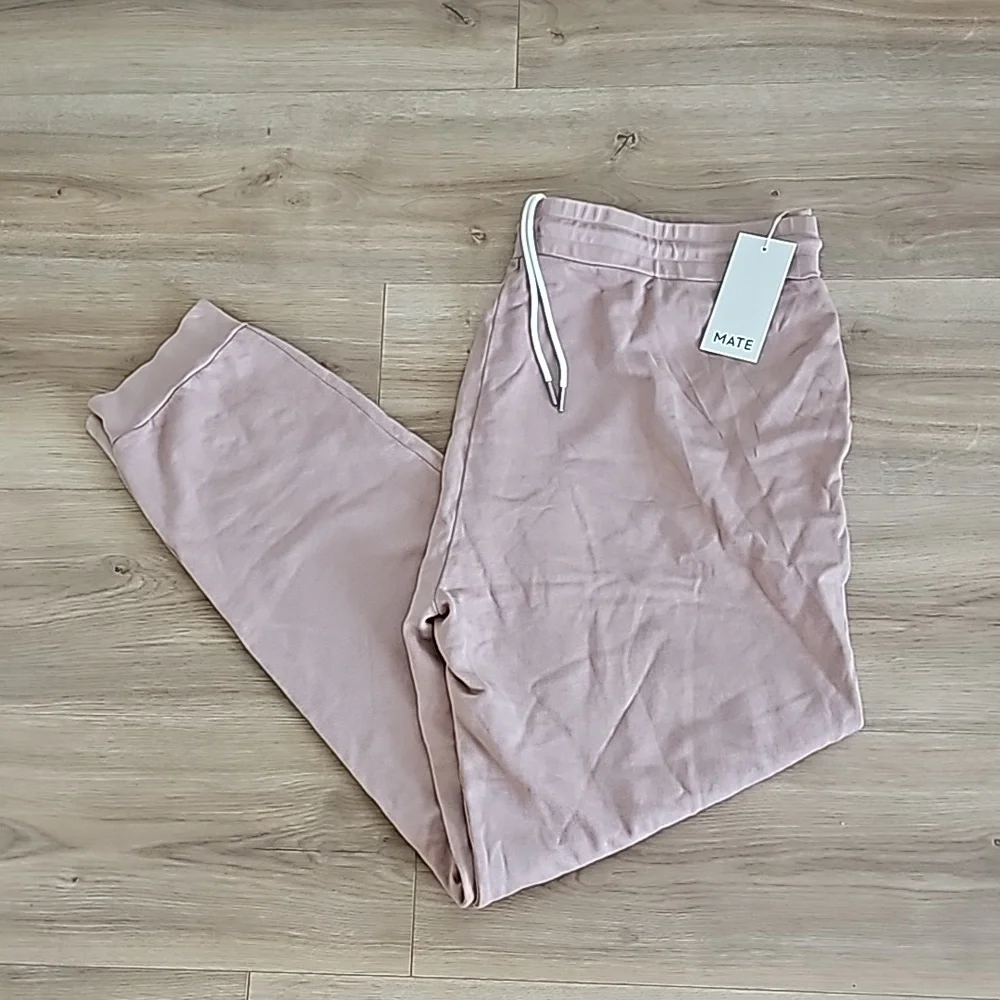 NWT'S MATE The Label Terry Classic Joggers - Picture 1 of 9